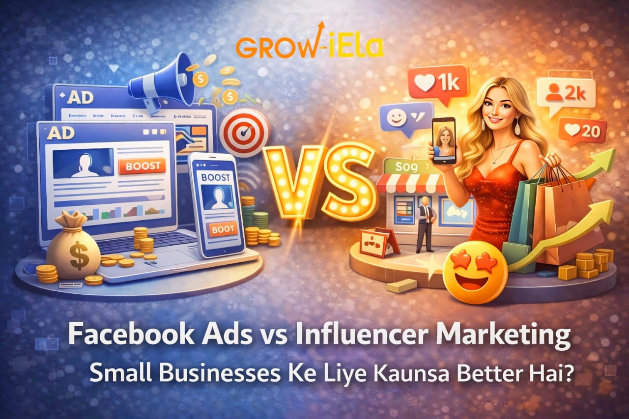 Facebook Ads vs Influencer Marketing: Small Businesses Ke Liye Kaunsa Better Hai?
